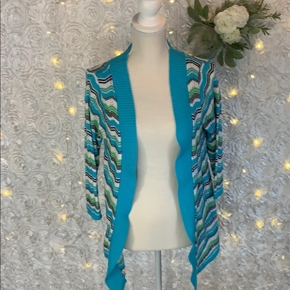 Kim Rogers Brand 3/4 Sleeve Cardigan,‎ Size PL - Picture 1 of 5